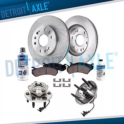 4WD Front Wheel Bearing Hub Brake Rotor For Silverado Sierra 1500 Tahoe Yukon • $256.21