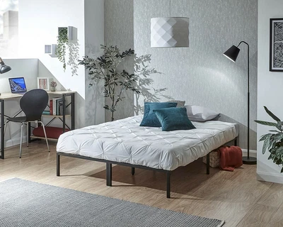 £134.99 • Buy NEW Modern Attic Or Loft Platform Black Metal Bed Frame Small Double Or Double