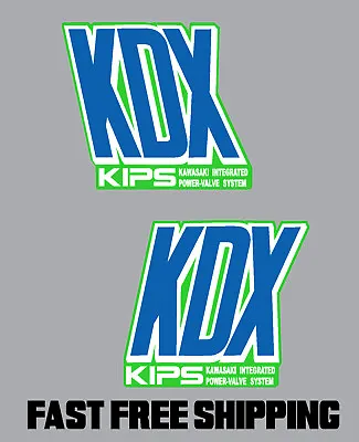 KDX 200 Radiator Shroud Graphics Kdx200 1989-1994 Shroud Decal MX 90 91 92 93 BL • $14.99