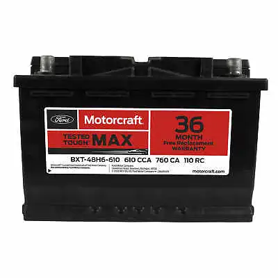 Vehicle Battery-Tested Tough Max Battery Motorcraft BXT-48H6-610 • $203.64