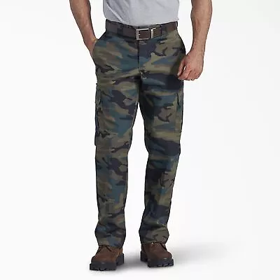 Dickies Mens Flex WP595 Regular Fit Straight Leg Work Uniform Cargo Pocket Pants • $40.88