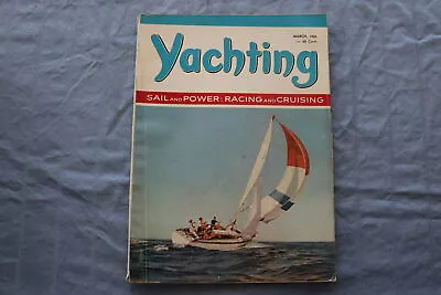 1965 March Yachting Magazine - Racing And Cruising Cover - E 9472 • $30