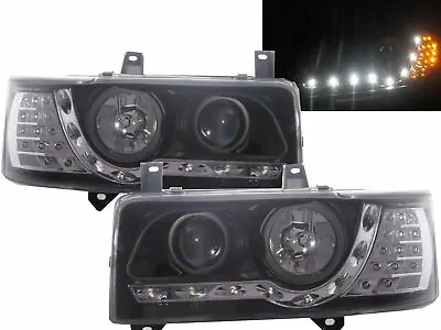 Transporter T4 90-03 Projector LED R8Look Headlight Black V1 For Volkswagen LHD • $580.99