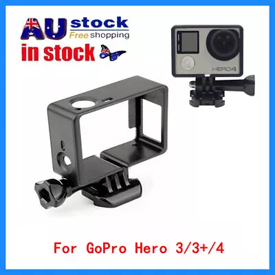 Standard Frame Border Housing Case Mount For GoPro Hero 3 Hero 3+ Hero 4 Black • $10.45