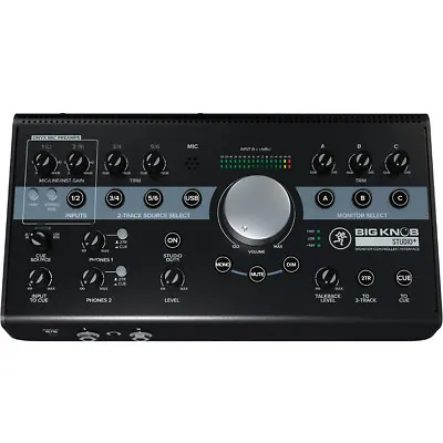 Mackie Big Knob Studio+ Studio Monitor Controller & 192kHz I/O Interface New! • $349.99