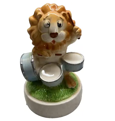 Vintage Lion Drummer Music Box Japan Drum Set K Mart Kmart • $15.79