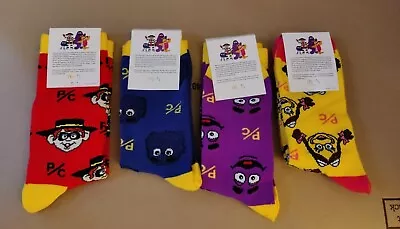 McDonald’s Canada Exclusive 4 Socks: Grimace Hamburglar Birdie Fry Guys NEW • $39.99