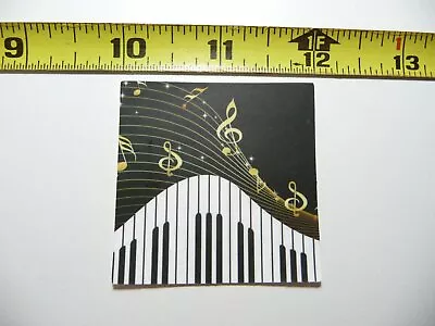 Keyboard Music Notes Decal Sticker Band Concert Hall Musical • $2.49