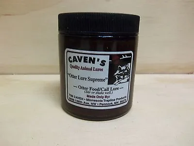 $29.95 • Buy Caven's  Otter Lure Supreme  Lure 4 Oz Traps Trapping Bait Fox Mink Raccoon 