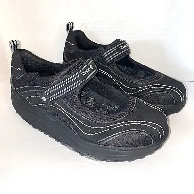 Sketchers Shape Ups Women's Black Mary Jane US Size 6.5 Athletic Walking Shoes • $21.95