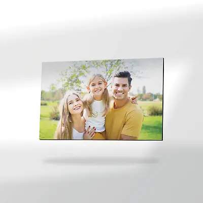 £5.95 • Buy Metal Print Your Photo On Large 3mm Plaque Personalised Home Gift - A5 A4 A3 A2