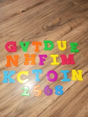 Vintage Fisher Price Magnetic Letters & Numbers Vtg • $13.95