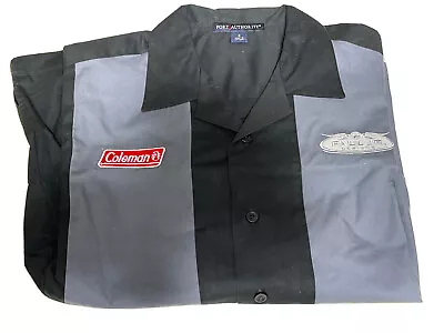 Port Authority Coleman Mens S Small Paul Jr Designs Shirt Black Grey • $16.95