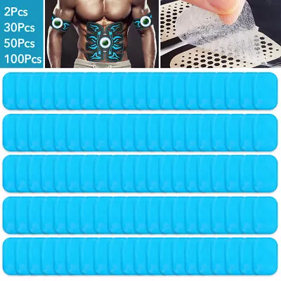 Muscle Toner Gel Pads Abs Stimulator EMS Machine Toning Belt Trainer Device • $13.49