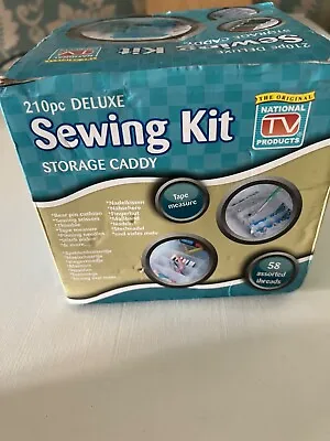 210 Piece Deluxe Sewing Kit With Storage Caddy • £9.99