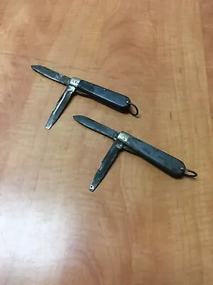 Vintage Camillus Electricians 2 Blade Folding Pocket Knife Lot Of 2 • $15.99