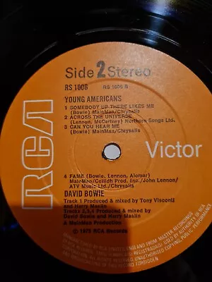 David Bowie Young Americans Pre Owned Vinyl • £18