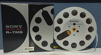 SONY R-7MB SILVER 7  Metal Reel To Reel Tape Telephone Dial Design Japanese Rare • £70
