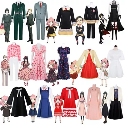 Spy X Family Manga Anime Loid Yor Anya Forger Cosplay Halloween Costume Outfits • $28.95