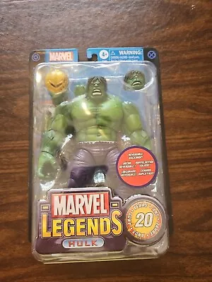 Marvel Legends 20th Anniversary HULK 6  Scale Figure BRAND NEW MINT • $64.99