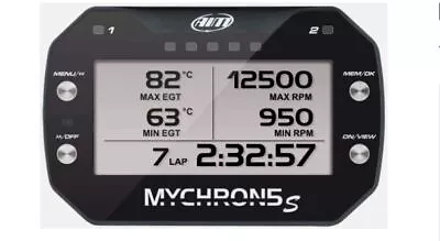 AiM MyChron5S GPS Cylinder Head Temp GoKart WiFi 4Gb Data Acquisition Lap Timer • $599