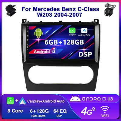 Android13 For Mercedes Benz C-Class W203 Car Stereo Radio GPS Navi CarPlay 128GB • $254.99