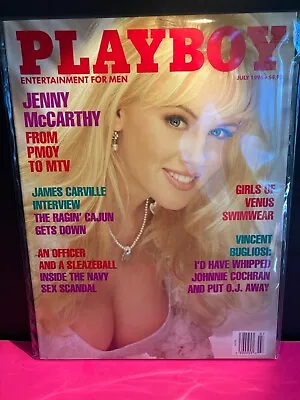 Playboy Magazine    July 1996    Jenny McCarthy    Girls Of Venus Swimwear • $15.95