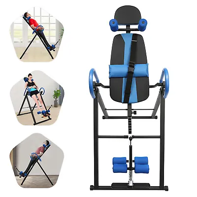 Foldable Inversion Table For Back Pain Relief Heavy Duty Back Stretcher Machine • $172