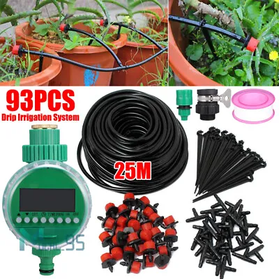 Drip Irrigation System Kit Automatic Garden Timer Self Watering Misting System • $8.59