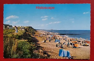 Postcard Used The Beach Hopton-on-Sea Great Yarmouth Norfolk  1974 • £2.24