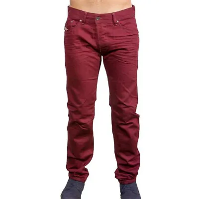 DIESEL DARRON 008QU Mens Jeans Cotton Slim Fit Tapered Leg Casual Denim Pants • £34.99