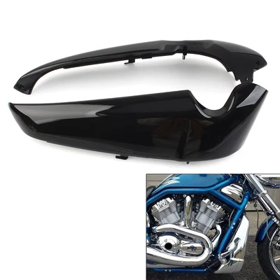 $91.04 • Buy 2xRadiator Side Covers Shrouds For Harley Davidson V Rod VROD VRSC 2001-Up Black