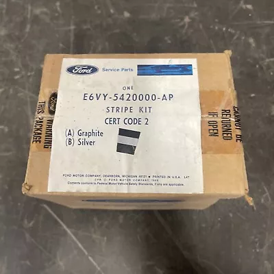 Ford Service Parts Vintage Stripe Kit E6VY-5420000-AP Graphite Silver • $29.95