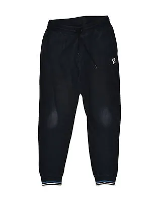 JACK WILLS Mens Tracksuit Trousers Joggers Medium Navy Blue Cotton ME11 • £11.97