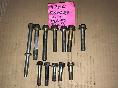 Honda Civic SI K24Z Ep3 Integra Dc5 K20A Type-R Accord K24a 6sp M/T Tranny Bolts • $49.99