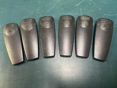 MOTOROLA HT750 Oem HLN9714A  Belt Clips Lot Of 6 For HT1250 HT750 • $29.99