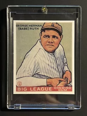 Babe Ruth New York Yankees 1933 Goudey #181 Reprint Baseball Card In Screw Down • $6.95