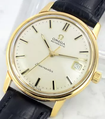 Omega Seamaster Automatic 166037sp Cal565 Ivory Dial Men's Watch • $800