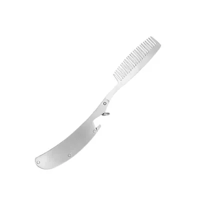 Mustache Comb Fine Tooth Beard Comb Metal Folding Pocket Comb Fine Tooth Comb • $10.99