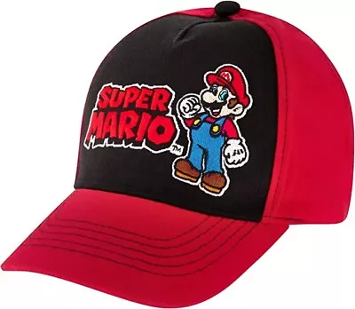 Nintendo Boys Baseball Cap Super Mario Kids Hat For Little Boys Ages 4-7 • $14.99