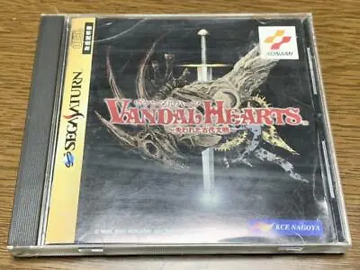 Used Konami 1997 VANDAL HEARTS Sega Saturn SS Simulation Japanese Retro Game  • $35.75