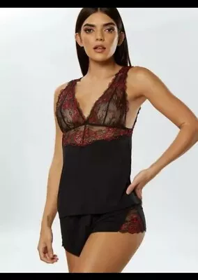 Ann Summers The Lace Effect Cami Set M 12-14 BNWT Sexy Lingerie Sleepwear  • £10