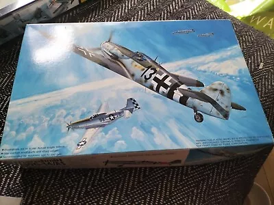 Fujimi 1:48 Model Messerschmitt Bf 109 G-14/AS Peterle 48003 With Eduard Accesso • £14