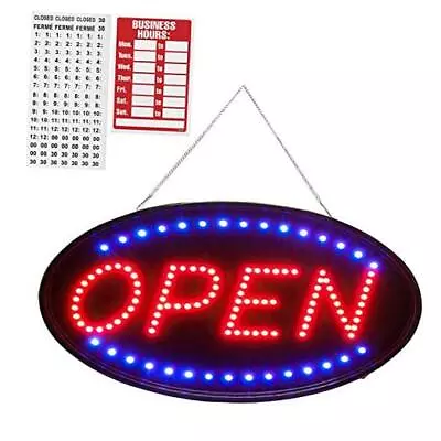  Open Sign Premium Products 19 X10  LED Open Sign Electronic Billboard Red • $38.26