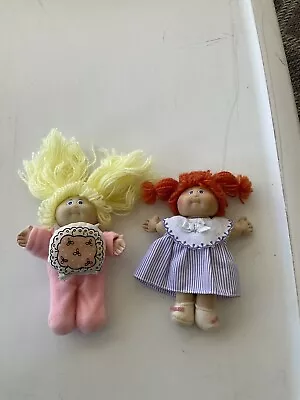 VTG 1978-1983 Cabbage Patch Kid Dolls (2): Blonde & Red Hair Blue Eyes RARE! • $19.99