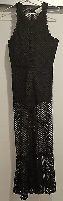 Alice Mccall Ladies Playsuit Black Size 6 • $25