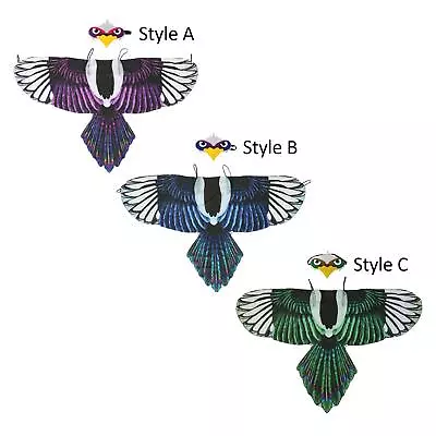 Eagle Bird Wings Costumes Halloween Costume Handmade Animal Dress Up Gifts • £10.45