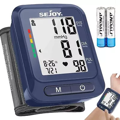 Digital Wrist Blood Pressure Monitor Automatic BP Machine Heart Rate Detection • $14.78