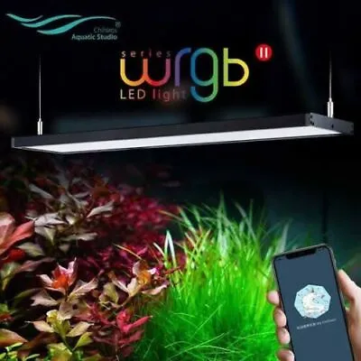 $23 • Buy Chihiros WRGB Series II LED Aquarium APP Light Bluetooth Full Spectrum Fish Tank