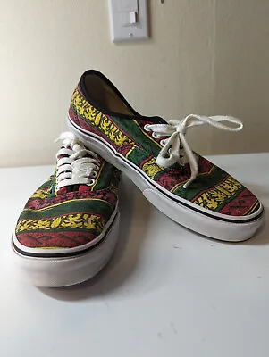 Vans Doren Rasta Reggae TC6D Unisex Sz Mens 8.5 Women 10 • $24.49